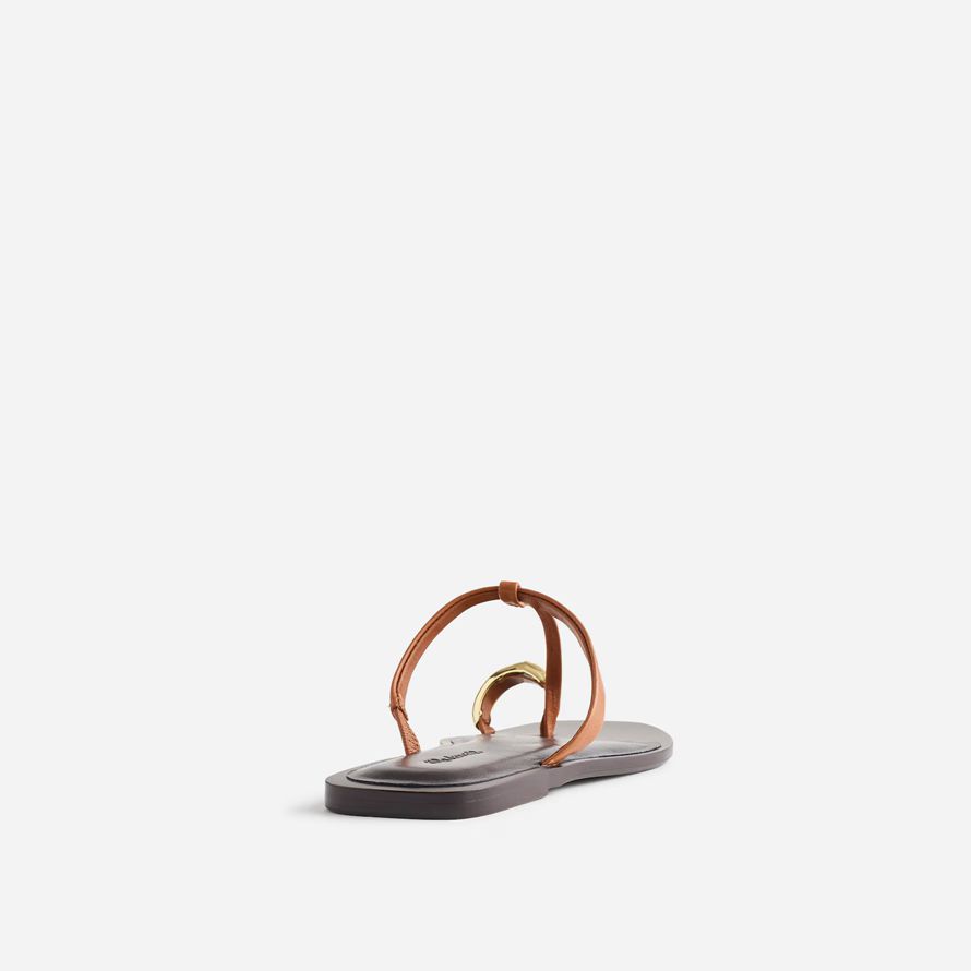 brown madewell the dessa toe ring womens sandals