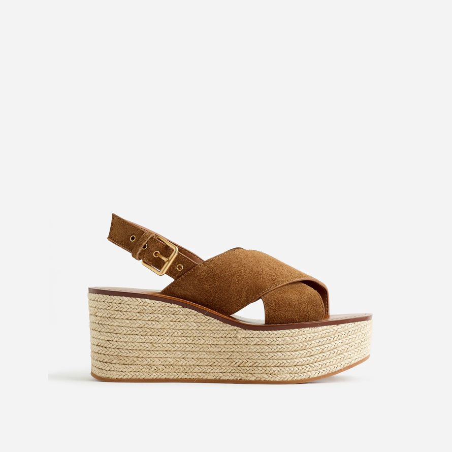 brown madewell the amee wedge womens sandals