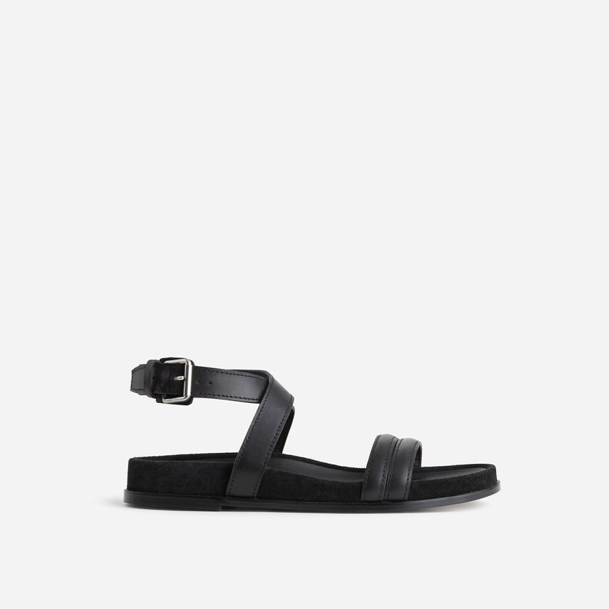 black madewell the caro ankle-wrap womens sandals