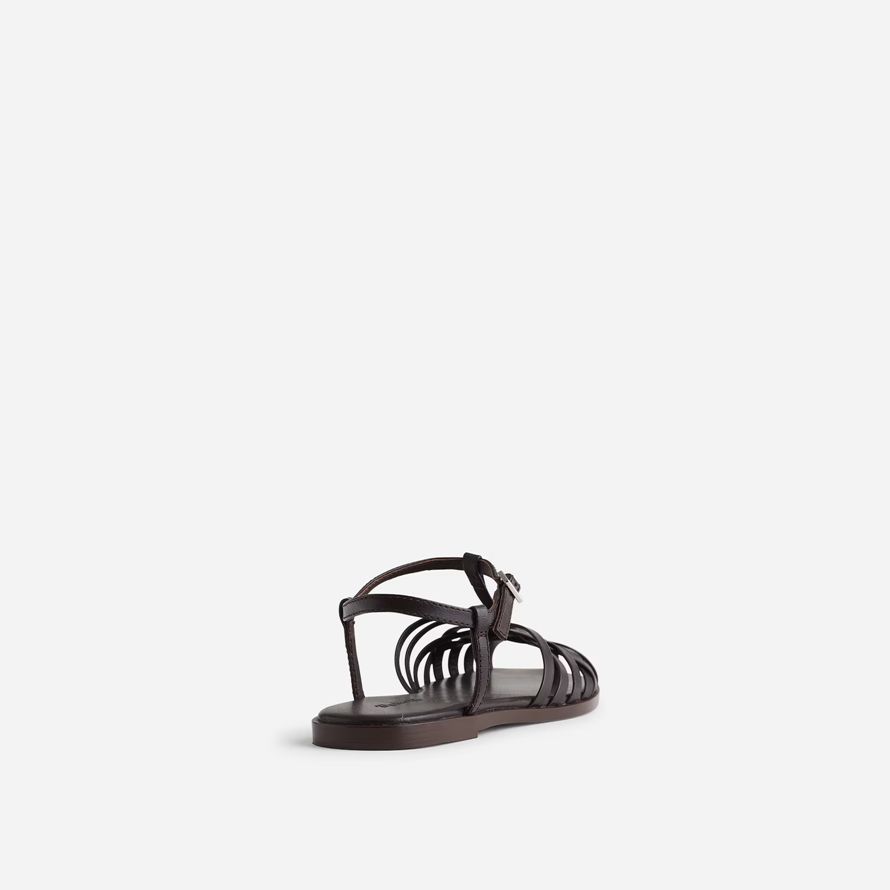 chocolate womens madewell the milano fisherman sandals