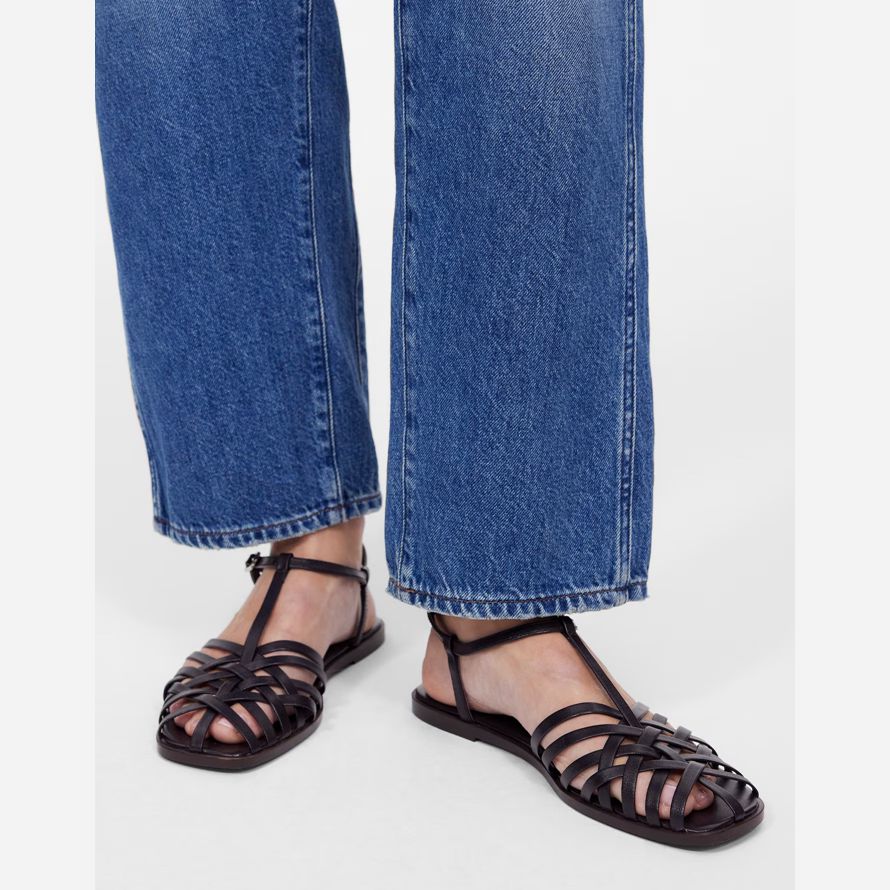 chocolate womens madewell the milano fisherman sandals