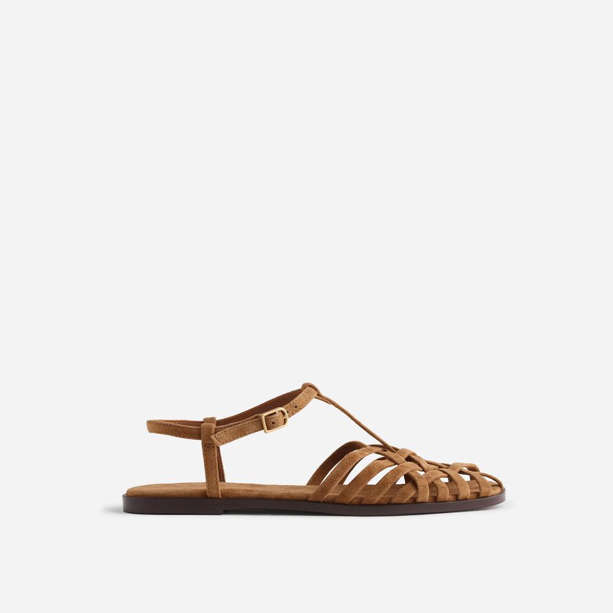 madewell the milano fisherman womens sandals brown