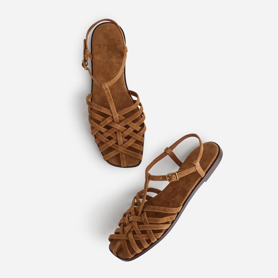 madewell the milano fisherman womens sandals brown