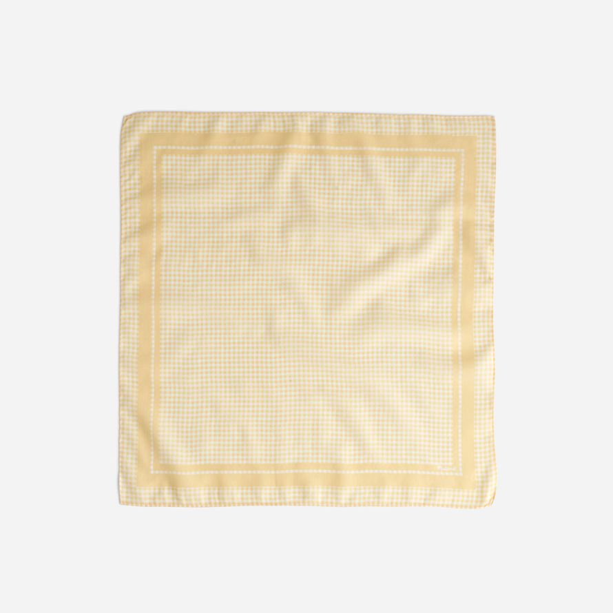 madewell organic cotton womens scarf light yellow