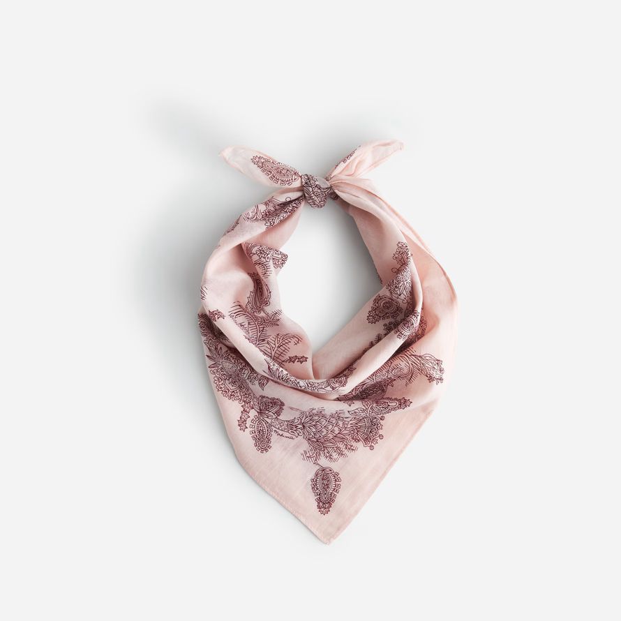 rose womens madewell organic cotton scarf