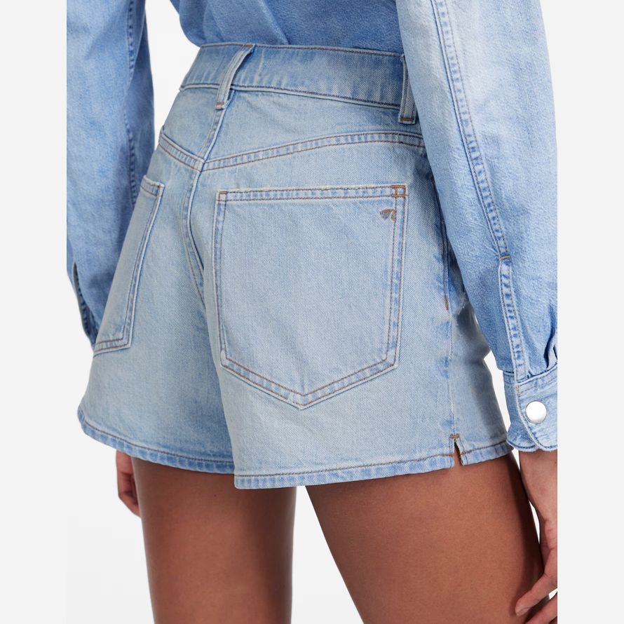 madewell the perfect vintage womens shorts blue