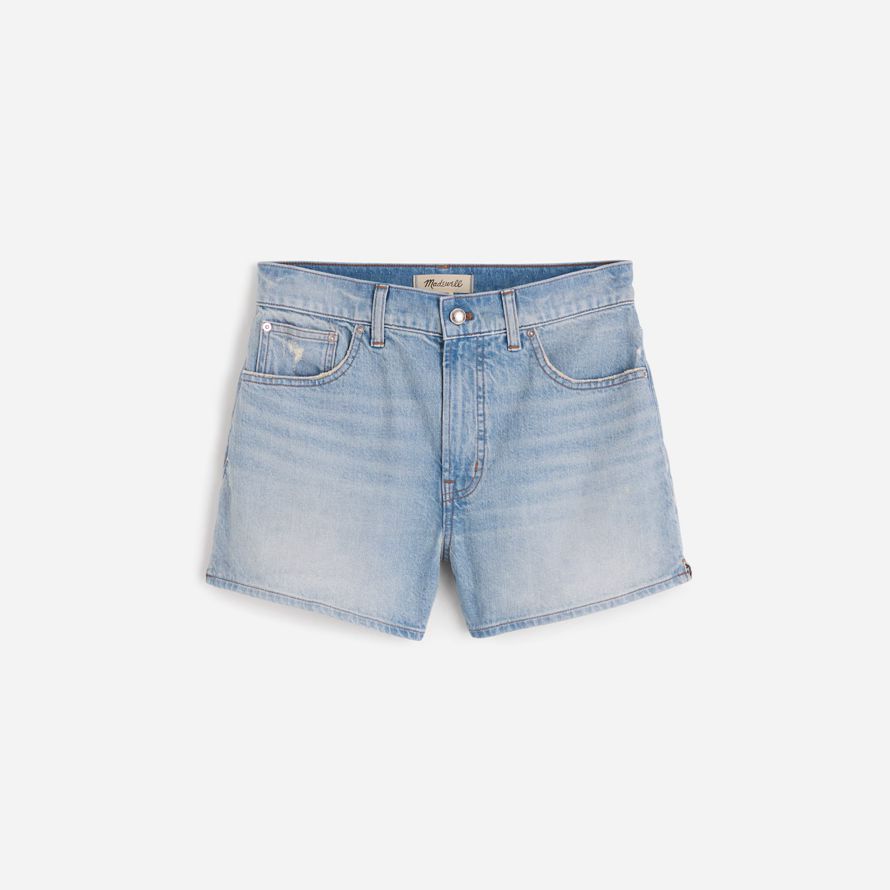 madewell the perfect vintage womens shorts blue