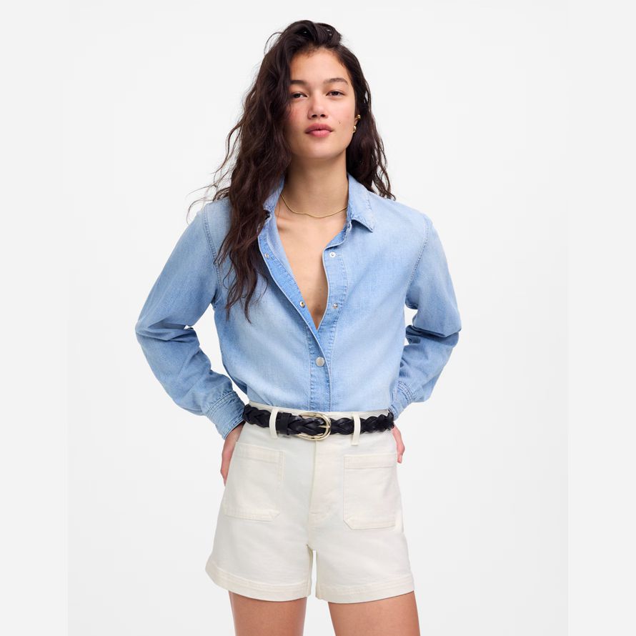 white madewell the denim emmett womens shorts
