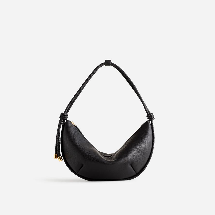 womens madewell the bolo shoulder bag black