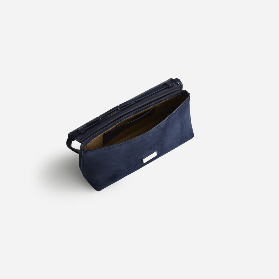 madewell x agmes lennox womens shoulder bag navy