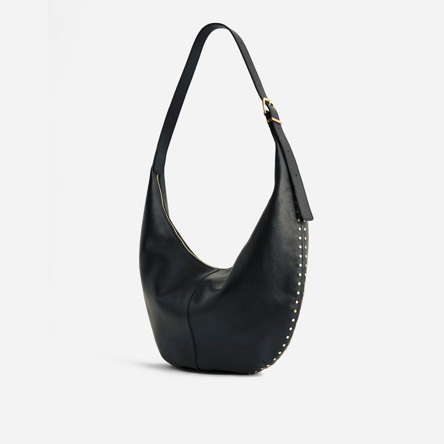 black madewell the essential curve womens shoulder bag