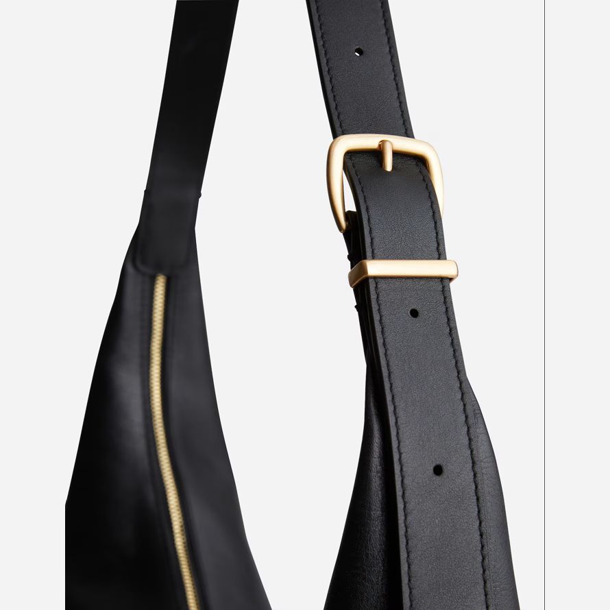 black madewell the essential curve womens shoulder bag