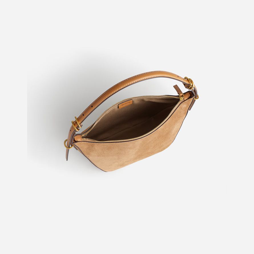 madewell the keeper womens shoulder bag brown