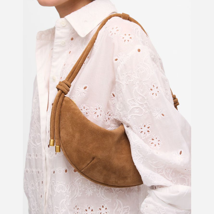 madewell the bolo womens shoulder bag brown