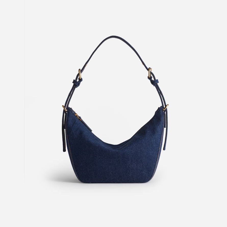 dark blue madewell the keeper womens shoulder bag