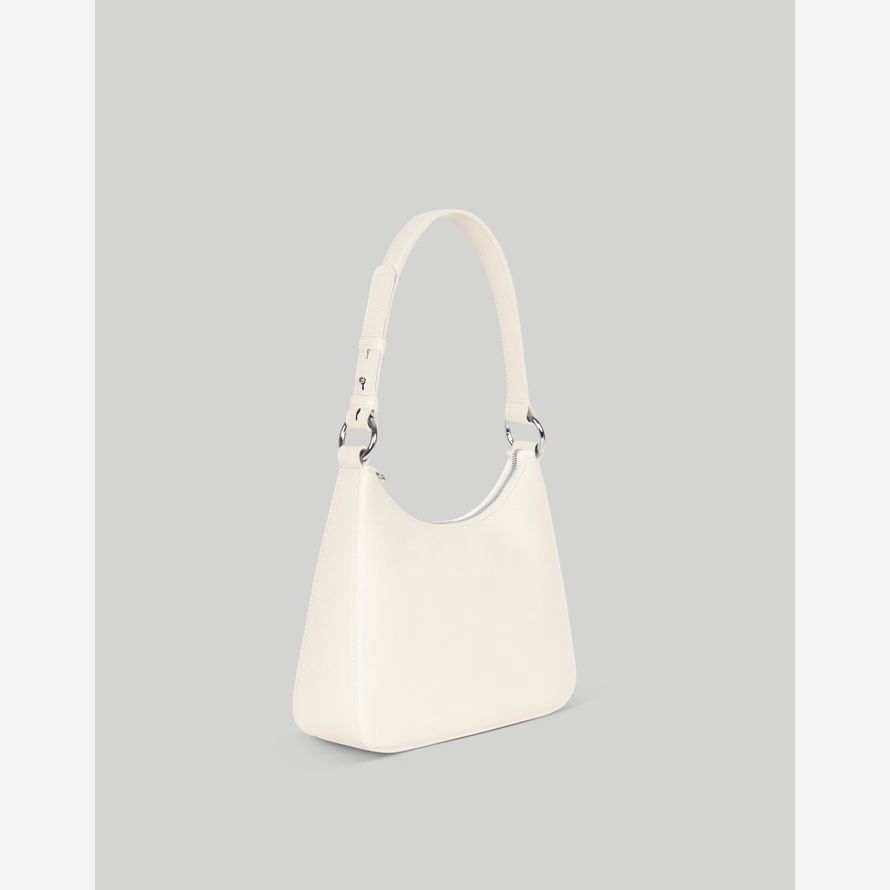 white madewell hyer goods luxe medium womens shoulder bag
