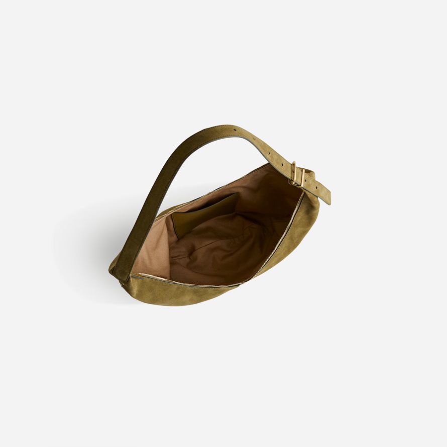 olive womens madewell the essential curve shoulder bag