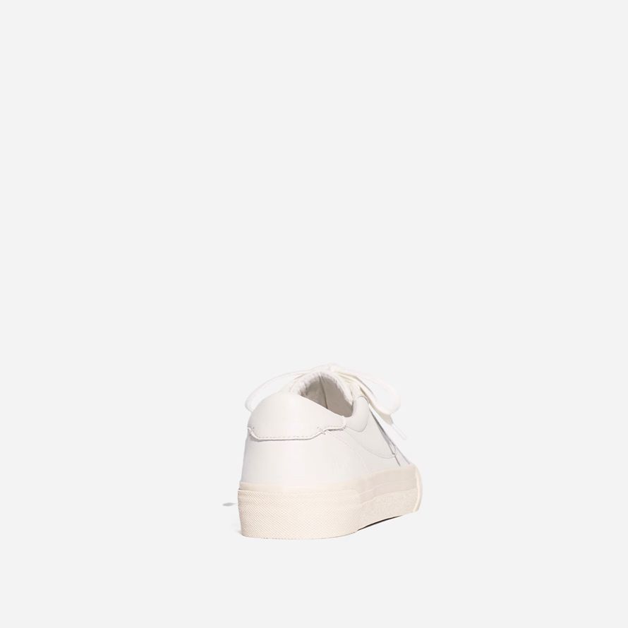 madewell sidewalk low-top womens sneakers white