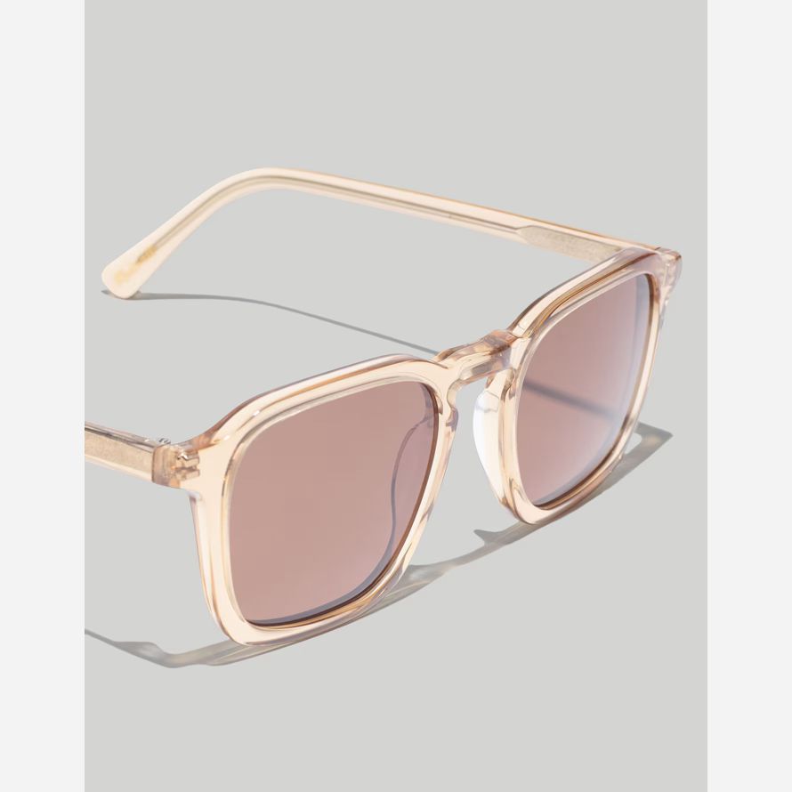 womens madewell ralston sunglasses gold