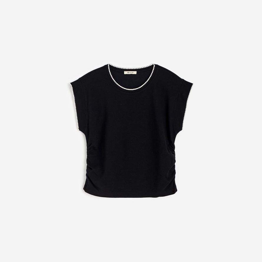 black madewell side-cinch muscle womens t-shirts
