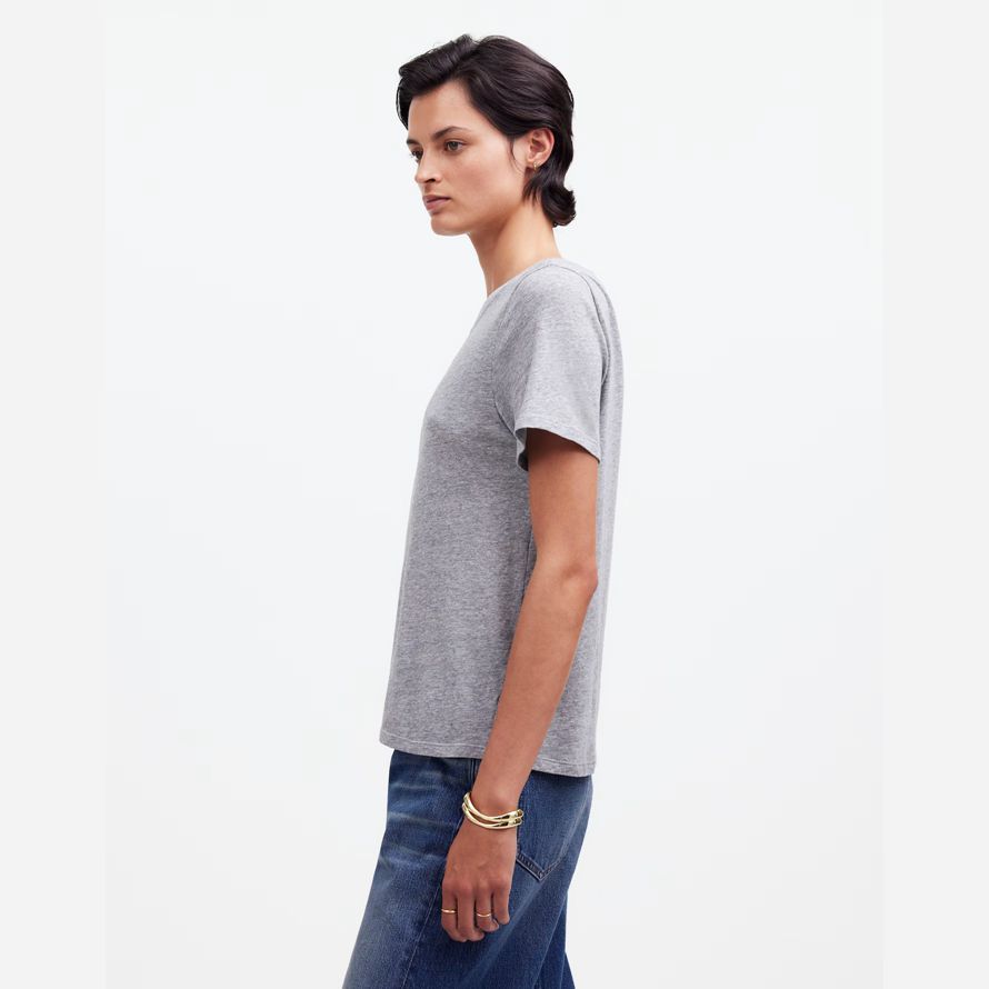 grey madewell premium standard 01. the shrunken womens t-shirts