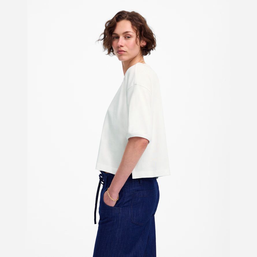 white womens madewell relaxed boxy t-shirts